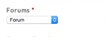Forum choice is default